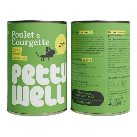 Petty Well • Pâté with Chicken, Zucchini and Carrots 400g